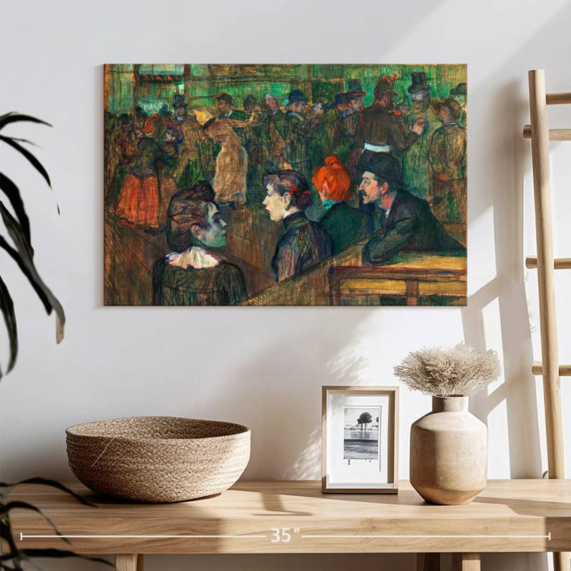 Moulin De La Galette 1889, 16" H x 24" W
