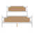 Blanc antique / noyer est en rupture de stock