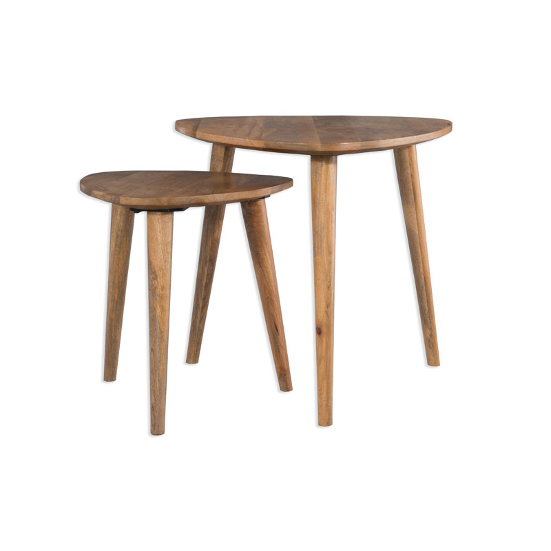 Surya Solid Wood Nesting Tables