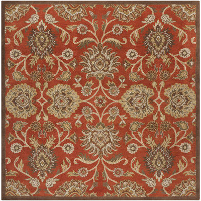 Gurusharan Wool Floral Indoor Rug