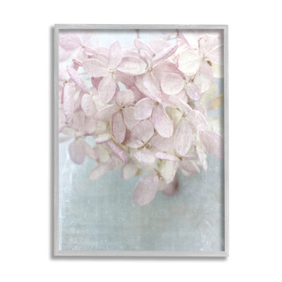 " Soft Pink Abstract Flower Petals " by Judy Stalus Painting Print