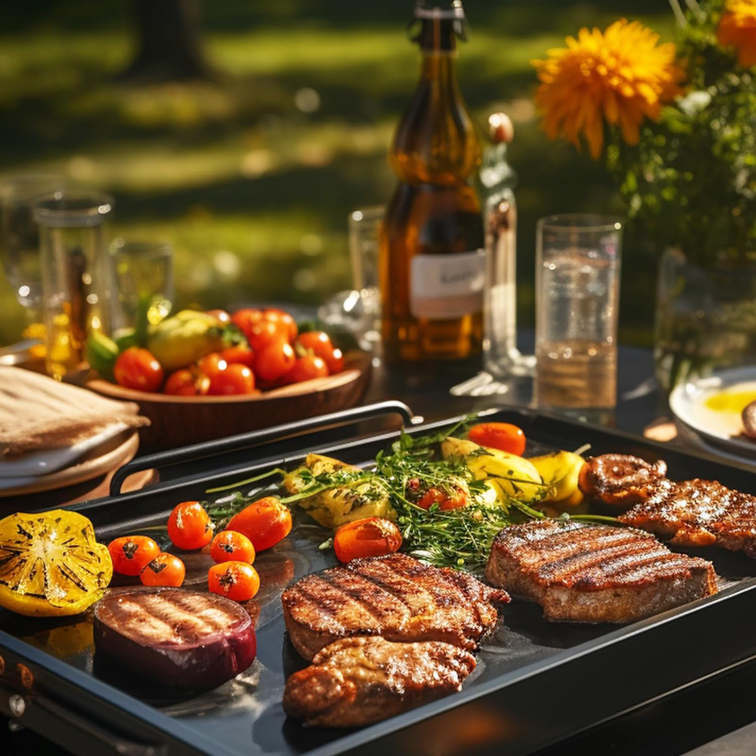 SHIENSTAR Griddle Accessories for Blackstone, 7 Pcs Griddle Spatula Set