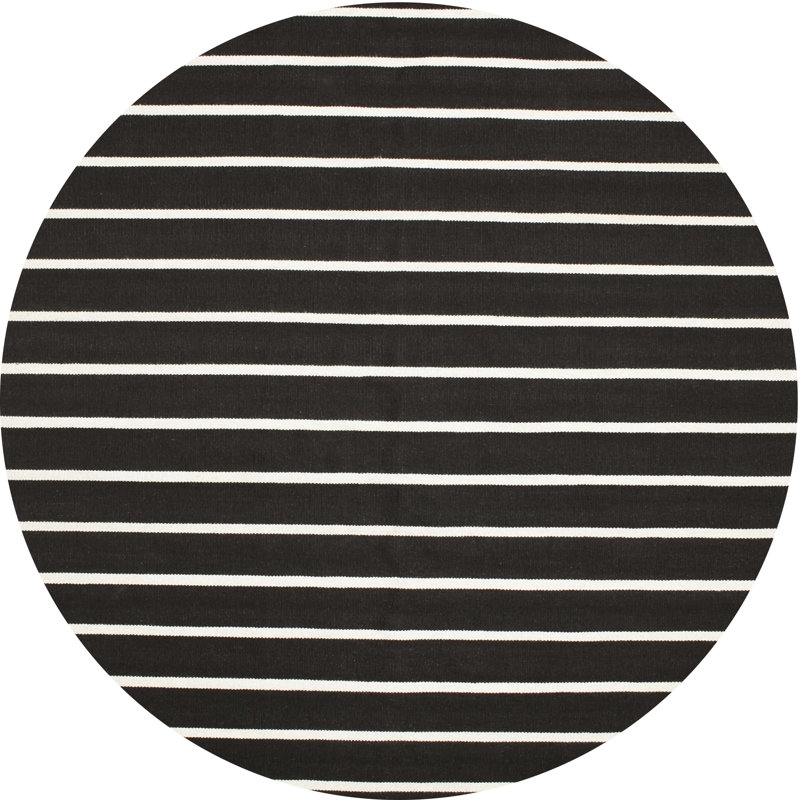 Tapis contemporain 100% lavable à la machine 109, Rond 3 pi