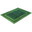 Overdyed Hand-Knotted Wool Modern-Contemporary Green Area Rug 8' 3" x 10' 7"