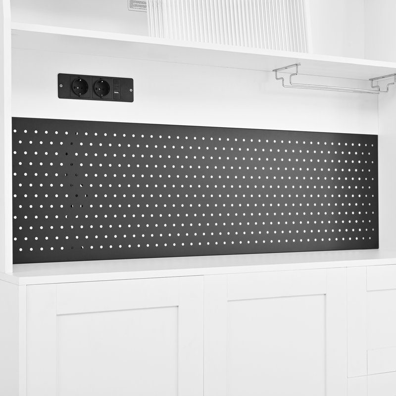 184cm Kitchen Pantry, White