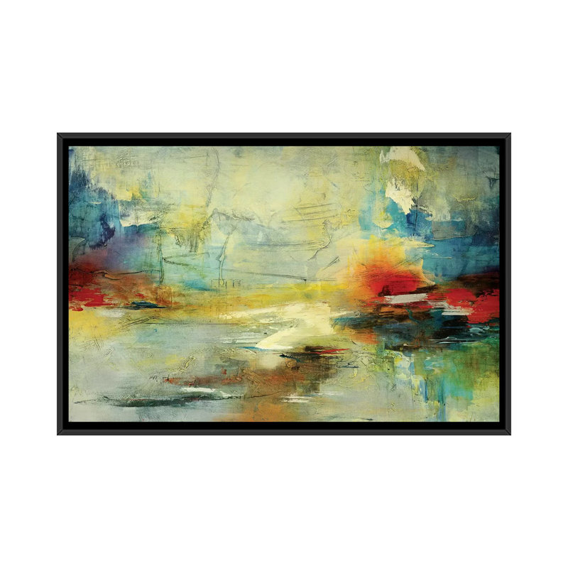 «Invierno», reproduction sur toile, H 18 po x l 26 po x P 1,5 po, Toile avec cadre noir