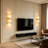 14" Natural Spanish Alabaster Wall Sconce - 1280LM High-Brightness 2-Light Vanity Lamp with Brushed Brass Base (Hardwired)