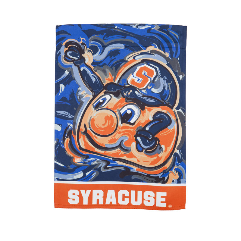 Drapeau de jardin en polyester 18 po x 13 po Syracuse