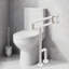 Barrières de sécurité pour barre d'appui de toilette Poignée pour salle de bain pour personnes âgées