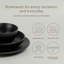 over&back Coupe 12-Piece Semi Hand-Finished Stoneware Dinnerware Set-99305514