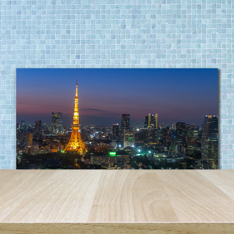 50cm W x 100cm L Glass Peel and Stick Panel