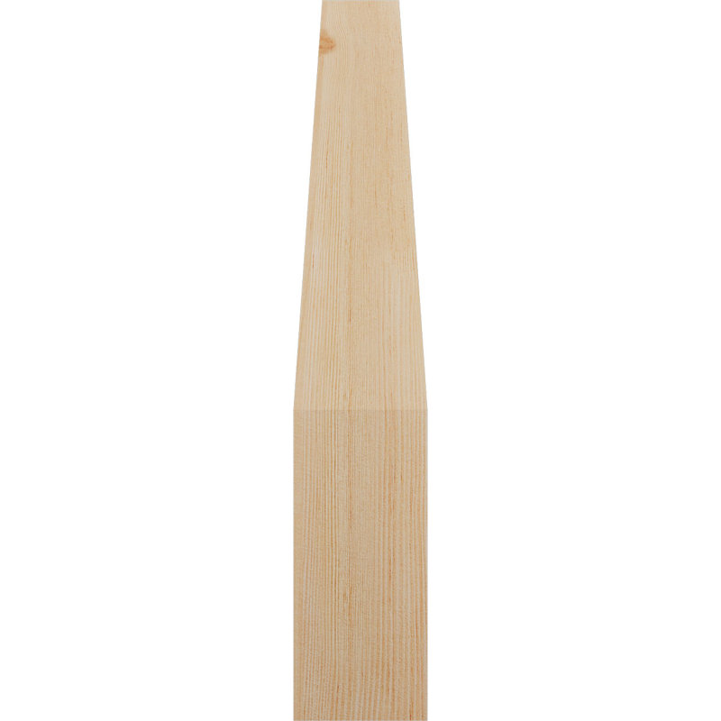 Attelle de genou olympique, Sapin de Douglas, H 24 po x l 3,5 po x P 20 po, Attelle lisse