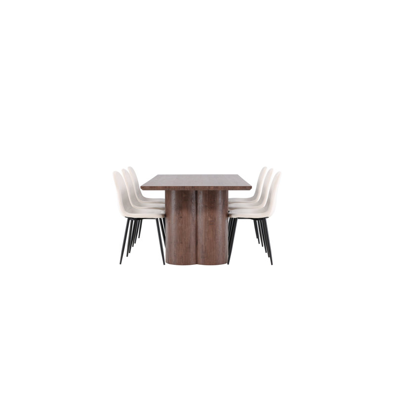 Niloofar 6 - Person Dining Set