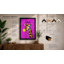 Playful Giraffe Pop Art - Framed Print-1198947190-1198947189