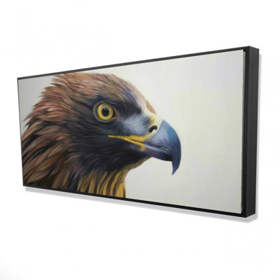 Brown-Headed Eagle Print On Canvas