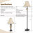 61'' Traditional Floor & Table Lamp Set