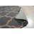 Creon Midnight Gray Hand Tufted Dark Gray Traditional Trellis Wool Area Rug