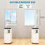 Ensemble de 2 climatiseurs portatifs de 8 000 BTU, unité de climatisation 3 en 1 avec refroidissement, ventilateur et déshumidificateur, télécommande, pour les pièces jusqu'à 350 pieds carrés