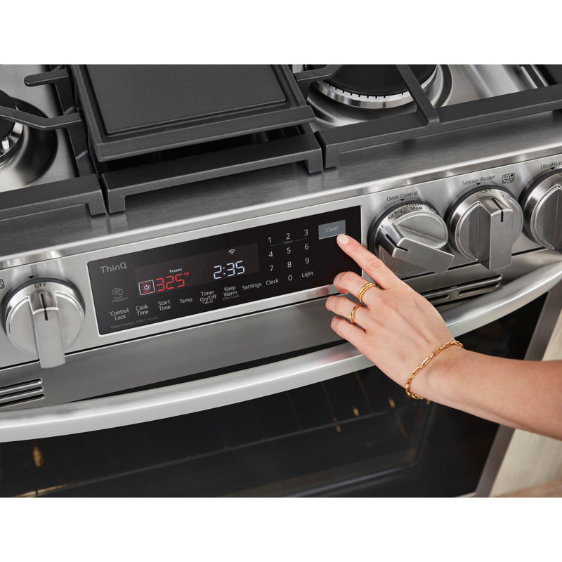 LG 30" Stainless Steel Gas Range with Convection and Air Fry