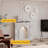 White Manufactured Wood Freestanding Fireplace