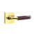 Unlacquered Brass/Rosso Levanto Marble