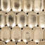 Vase ovale moderne en métal texturé-7387877-67074740