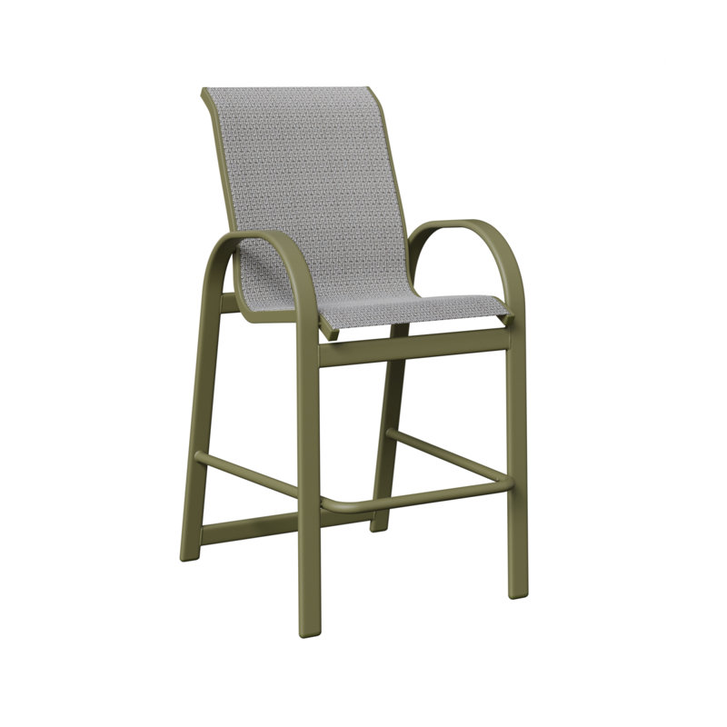 Fauteuil de bar berlinois Berlin Gardens, Corbeau Jazzy, Vert sauge