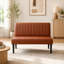 Banc de 39 po en similicuir moderne