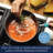 Rachael Ray Cucina Hard Anodized Nonstick Sauce Pan with Lid, 3-Quart, Agave Blue