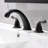 2-handle Bathroom Faucet with Drain Assembly-86864339