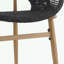 Ensemble de 2 chaises en osier avec coussin moelleux et pieds robustes-61923080