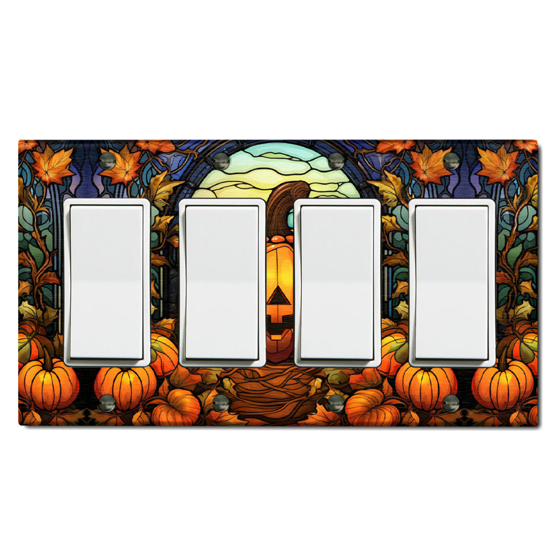 Figurine murale d'Halloween festive et citrouille d'Halloween