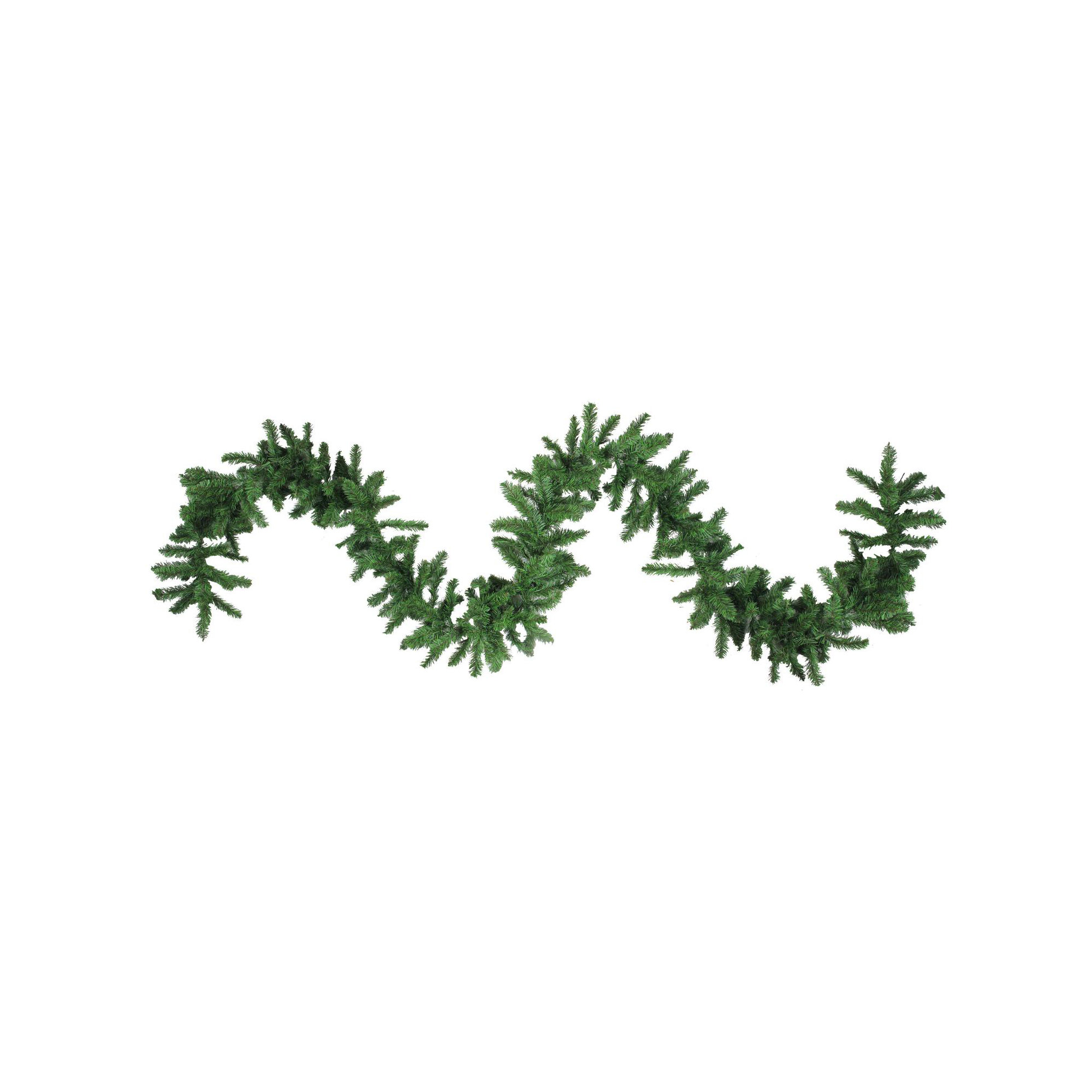 Balsam Pine Artificial Christmas Garland Unlit, 50' L x 12" W, Green