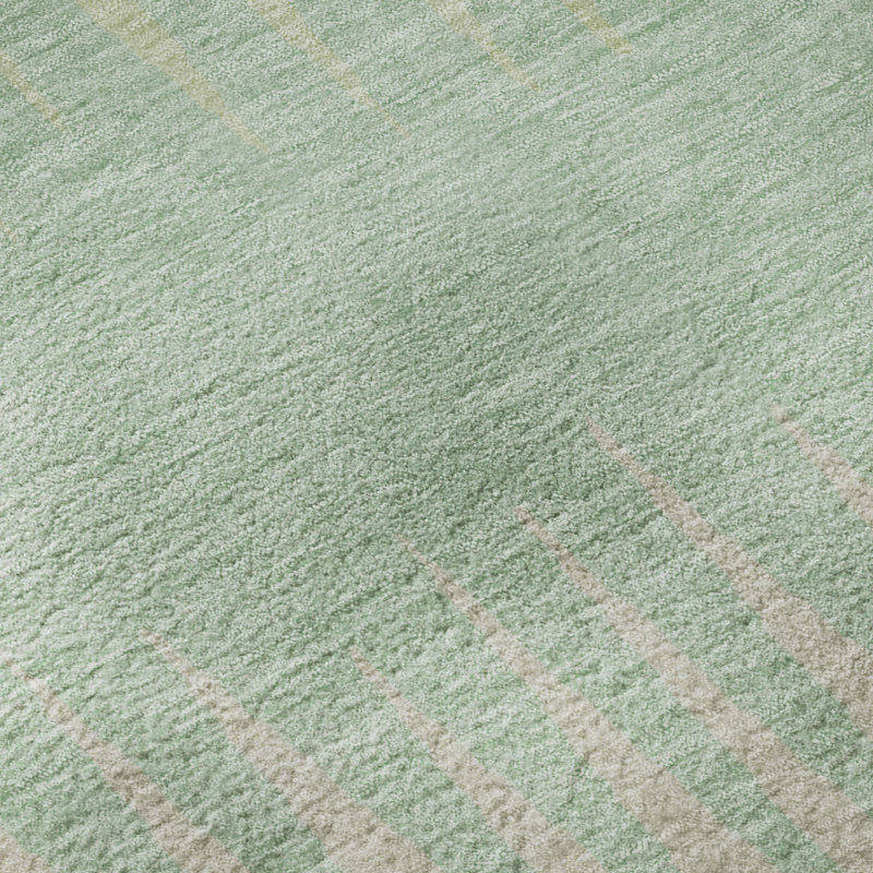 Tapis en aloès Prisco lavable à la machine de qualité supérieure, Rond 8 pi