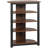 Corner TV Stand And AV Media Tower With Storage Shelves And Steel Frame For Living Room Entertainment Center | Gift Idea