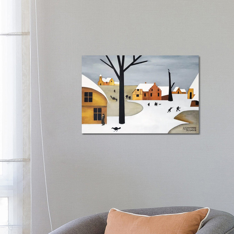 Netherlands2 1 Piece Wrapped Canvas Painting
