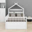 Lit House avec lit gigogne et tissu-482792521-482792523
