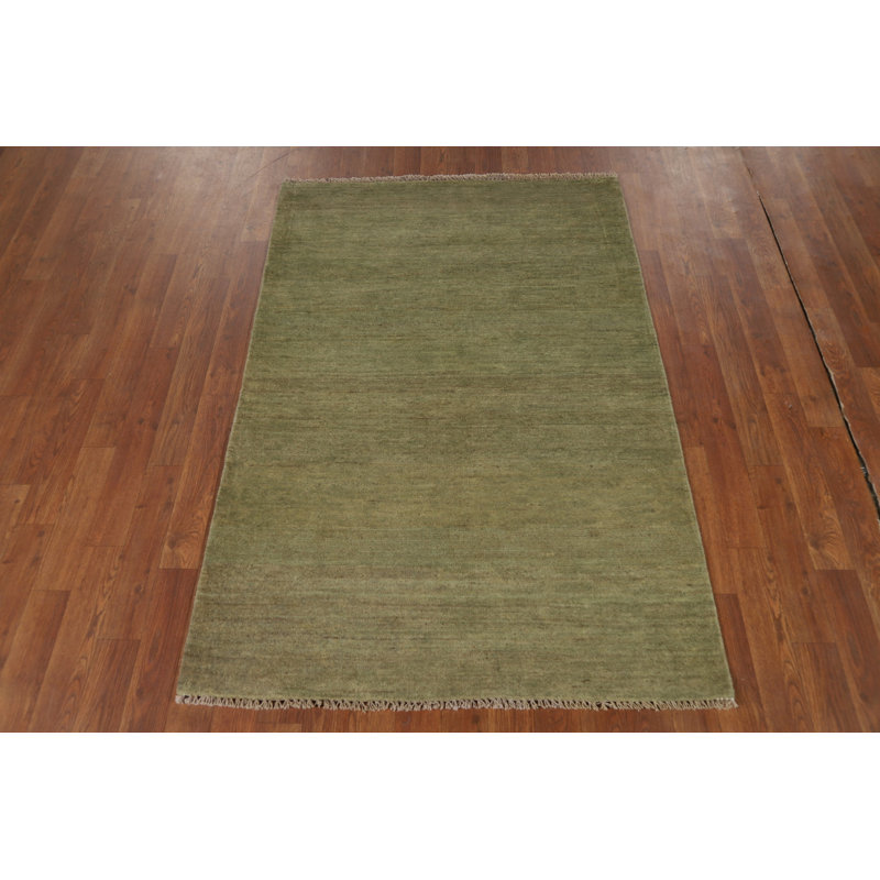 Tapis vert moderne Gabbeh 3 x 5