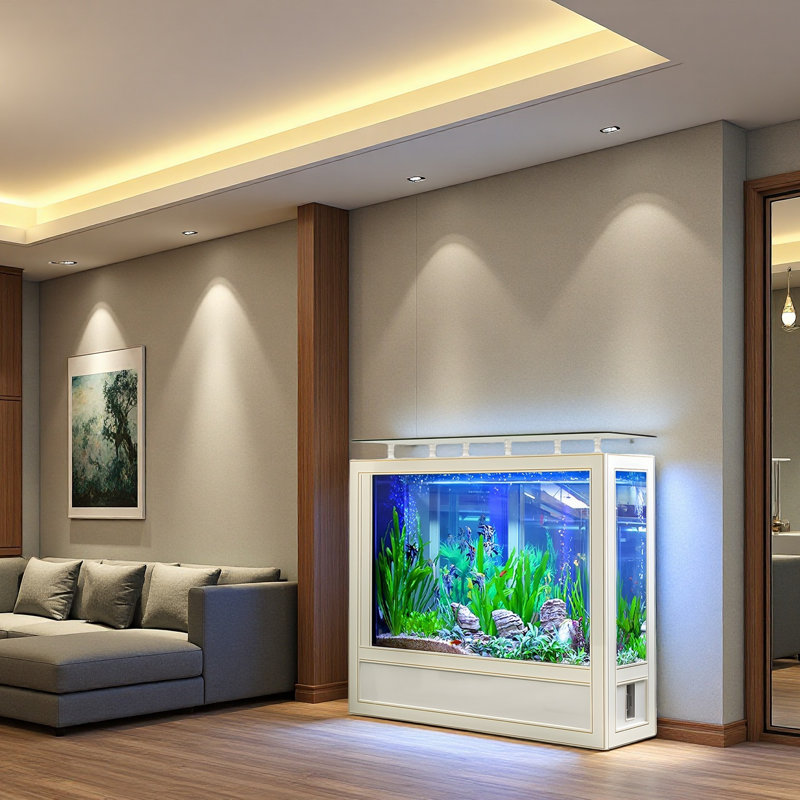 Sleek Modern Display Eco Aquarium