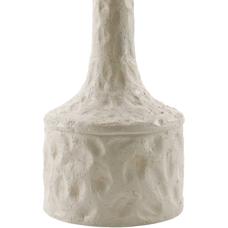 Camryn Resin Table Lamp, White