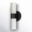 Conners Single Light Stone Dimmable Flush Mounted Sconce-93962416