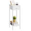 Slim Bedside Side Table with Storage-114295195