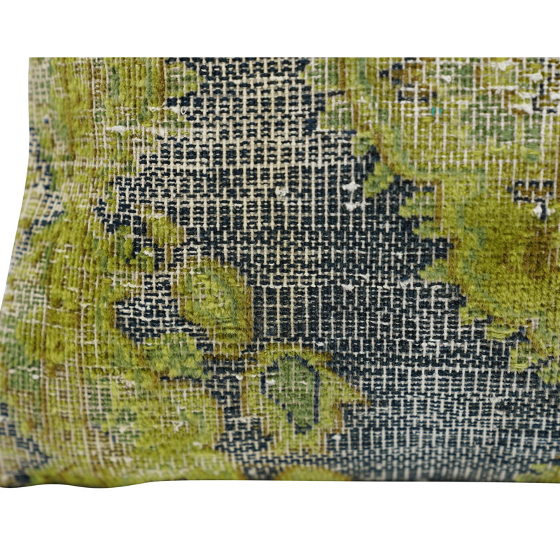 Housse de coussin rectangulaire 100% laine