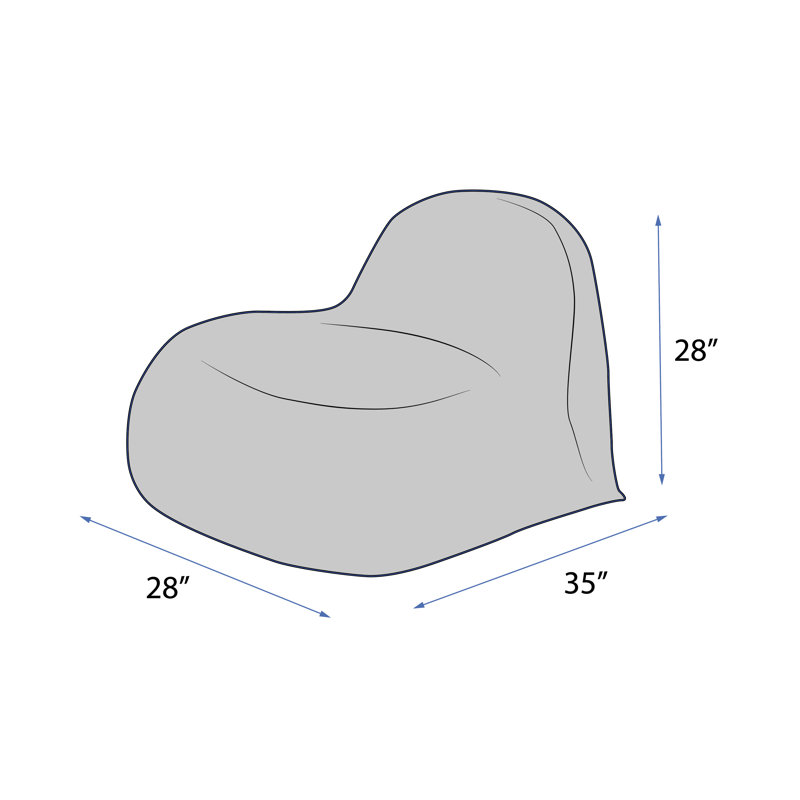 Fauteuil à billes façon chaise longue en similifourrure