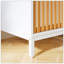Armoire de salon avec porte à lattes en bambou, rangement polyvalent pour les essentiels de la salle de bain et de la maison, design élégant et durable