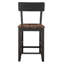 Chaises de comptoir en bois massif Mendenhall