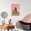 «Quiet Company», art mural abstrait moderne minimaliste côtier-39179136