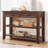 Kinzee Mid-Century Console Table with 2 Drawers & Shelves - 42" Solid Wood & MDF Buffet Sideboard for Living Room, Entryway, or Dining Room-1369276905