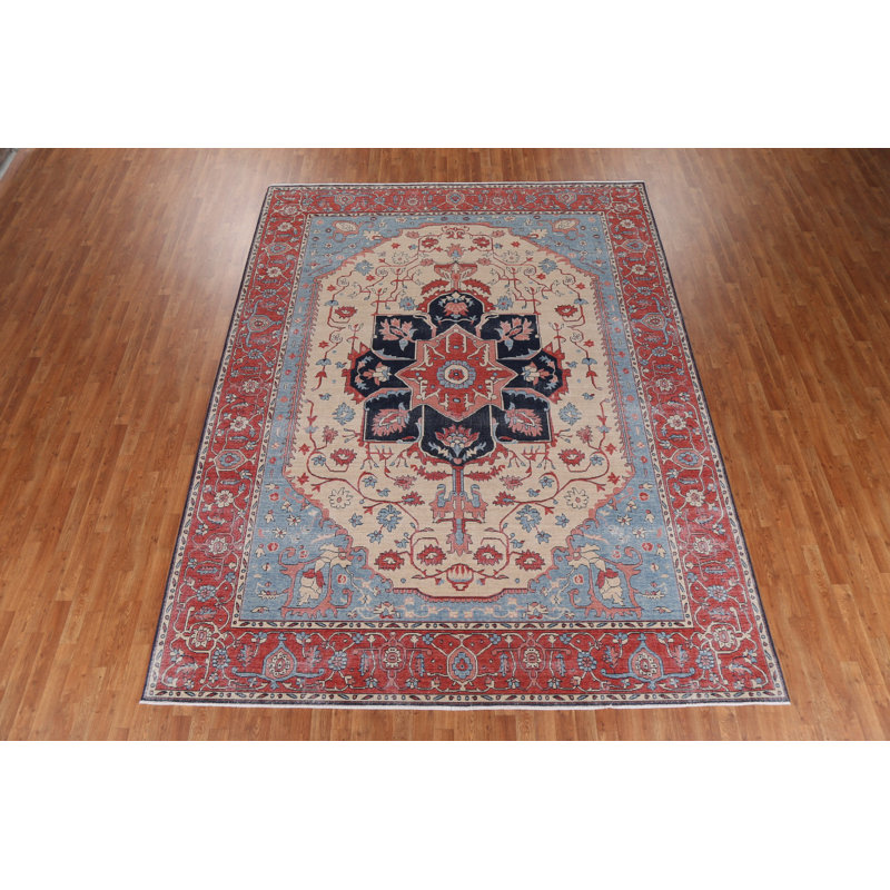 Tapis géométrique turc 9 x 12