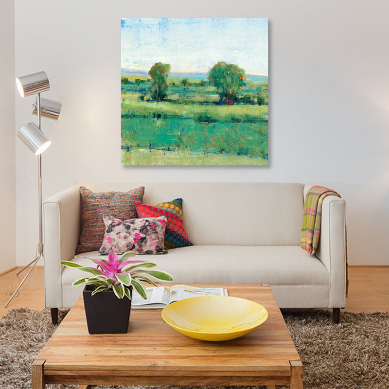 « spring pré i », reproduction de peinture à l’acrylique sur toile tendue, H 37 po x l 37 po x P 1,5 po, Toile tendue